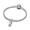 Pandora PANDORA 794140C01 Hourglass sterling silver dangle with zirconia and glass