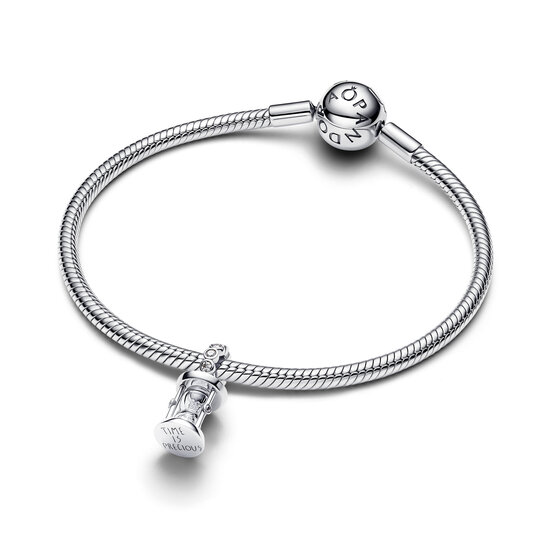 Pandora PANDORA 794140C01 Hourglass sterling silver dangle with zirconia and glass