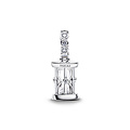 Pandora PANDORA 794140C01 Hourglass sterling silver dangle with zirconia and glass