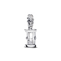 Pandora PANDORA 794140C01 Hourglass sterling silver dangle with zirconia and glass