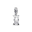 Pandora PANDORA 794140C01 Hourglass sterling silver dangle with zirconia and glass