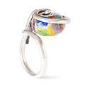 Trollbeads TROLLBEADS TGLBE-30176 Glasbedel: Middernacht confetti (Special Edition)