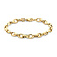 Blush BLUSH 2263YGO 14krt geelgouden schakelarmband, navetteschakels, 19 cm