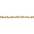 Blush BLUSH 2263YGO 14krt geelgouden schakelarmband, navetteschakels, 19 cm