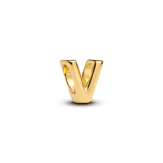 Pandora PANDORA SHINE 763968C00 14k gold-plated Letter V