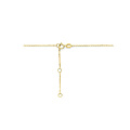 Collectie Milikan Collectie Milikan 14 Karaat Geelgouden collier met ovale hanger 40-44cm