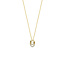Collectie Milikan Collectie Milikan 14 Karaat Geelgouden collier met ovale hanger 40-44cm
