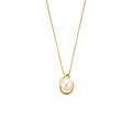 Collectie Milikan Collectie Milikan 14 Karaat Geelgouden collier met parelhanger
