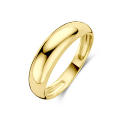 Collectie Milikan 14 Karaat Geelgouden Balloon ring 5.3mm br. MT54