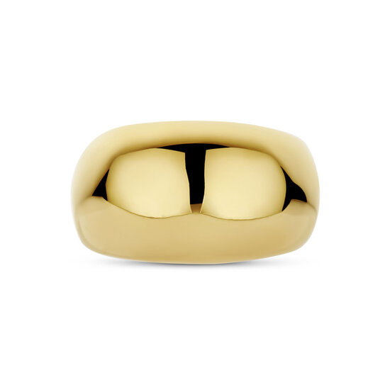 Collectie Milikan Collectie Milikan 14 Karaat Geelgouden Balloon ring 12mm  in MT 57