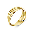 Collectie Milikan Collectie Milikan 14 Karaat Geelgouden Trinity ring, 5.5m br. MT55