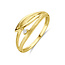 Collectie Milikan Collectie Milikan 14 Karaat Geelgouden fantasie ring met diamant MT56