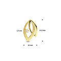 Collectie Milikan Collectie Milikan 14 Karaat Geelgouden hanger met diamant