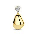 Collectie Milikan Collectie Milikan 14 Karaat Geelgouden hanger, druppelvorm met diamant