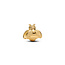 Pandora PANDORA SHINE 764524C00 Textured bee 14k gold-plated mini charm