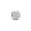 Pandora PANDORA 794047C00 Textured clover sterling silver mini charm