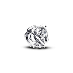 PANDORA 794430C01 Horse sterling silver open charm with zirconia