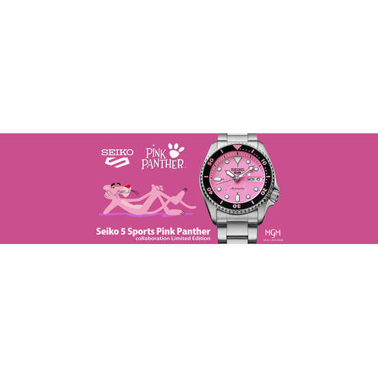Seiko Seiko 5 Sports Pink Panther LTD SRPM07K1 /  38mm