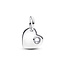 Pandora PANDORA 794295C04 Engavable heart sterling silver dangle with zirconia