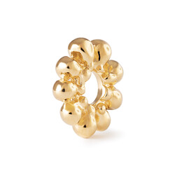 TROLLBEADS TGPBE-30002 Zilver vergulde bedel: Verbinder van licht