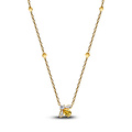 Pandora PANDORA SHINE 364560C01 Bee 14k gold-plated collier with vibrant yellow zirconia