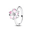 Pandora PANDORA 194371C01 Cherry blossom sterling silver ring with shaded pink enamel
