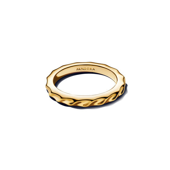 Pandora PANDORA SHINE 163885C00 Rippled 14k gold-plated ring
