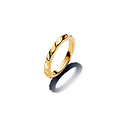 Pandora PANDORA SHINE 163885C00 Rippled 14k gold-plated ring