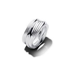 PANDORA 193890C00 Twisted sterling silver ring set