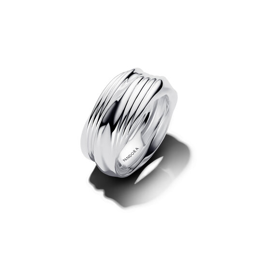 Pandora PANDORA 193890C00 Twisted sterling silver ring set
