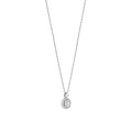 Ti Sento Milano TI SENTO MILANO 34123ZI/42 zilver gerhodineerde zilver collier met hanger zirkonia