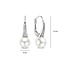 Ti Sento Milano TI SENTO MILANO 78061PW zilver gerhodineerde zilver oorhangers met pareltje