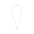 Ti Sento Milano TI SENTO MILANO 34125PW/42 Zilver gerhodineerd collier met hanger, witte parel met zirconia, 42 cm