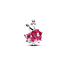 Pandora PANDORA 794553C01 Snail sterling silver charm with pink zirconia and pink enamel