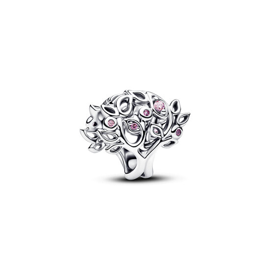 Pandora PANDORA 794486C01 Family tree sterling silver open charm with coloured zirconia