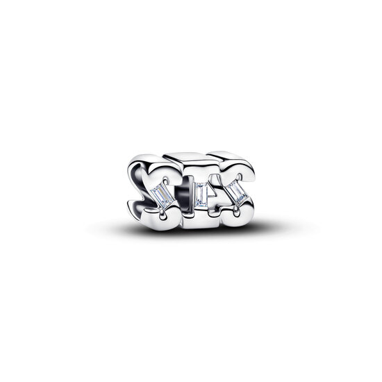 Pandora PANDORA 794454C01 SIS sterling silver charm with zirconia