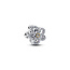 Pandora PANDORA 764480C01 Flower sterling silver and 14k gold-plated open charm with zirconia