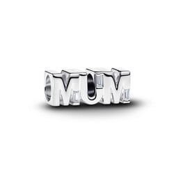 PANDORA 794455C01 MUM sterling silver charm with zirconia