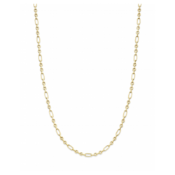 FJORY 40-FSO040545 14krt geelgouden fantasie collier met zilveren kern