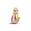 Pandora PANDORA SHINE 763766C01 Mother and daughter 14k gold-plated splittable dangle with pink bioresin mother of pearl