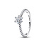 Pandora PANDORA 194499C01 Flower sterling silver ring with zirconia