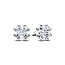 Pandora PANDORA 294500C01 Clover sterling silver stud earrings with zirconia