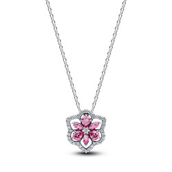 PANDORA 394576C01 Herbarium cluster sterling silver collier