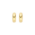 Blush BLUSH 7388YGO 14krt geelgouden klapcreolen, bol, 13.6 mm, 4.5 mm dik