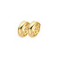 Blush BLUSH 7388YGO 14krt geelgouden klapcreolen, bol, 13.6 mm, 4.5 mm dik