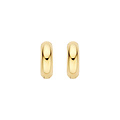 Blush BLUSH 7389YGO 14krt geelgouden klapcreolen, bol, 15.3 mm, 4.5 mm dik