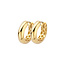 Blush BLUSH 7390YGO 14krt geelgouden klapcreolen, bol, 17.7 mm, 4.5 mm dik