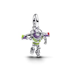 PANDORA DISNEY 794604C01 Toy Story Buzz Lightyear sterling silver dangle