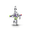 Pandora PANDORA DISNEY 794604C01 Toy Story Buzz Lightyear sterling silver dangle with red, purple, green enamel
