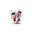 Pandora PANDORA DISNEY 794642C01 Stitch sterling silver charm with white and red Murano glass, black and pink enamel